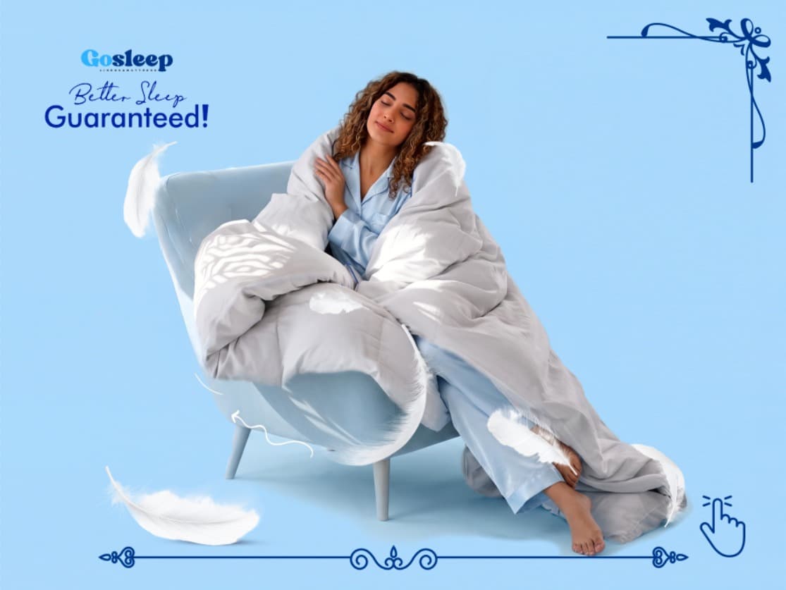 لحاف ريش طبيعى 100%